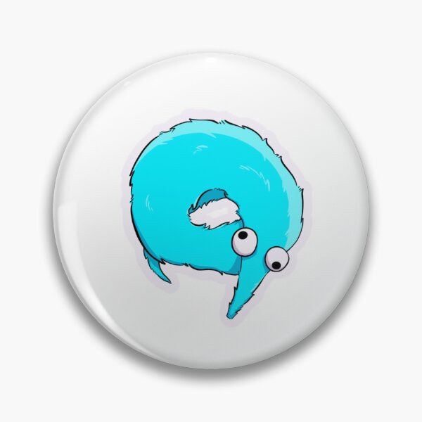 Item preview, Blue Worm on a String designed and sold by STICKERS by Abigail Rachele.