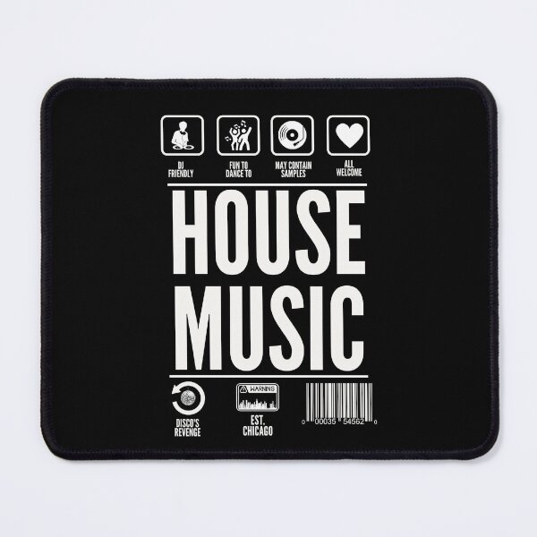 Item preview, HOUSE MUSIC  - Product Info (White)  designed and sold by Discothreadz.