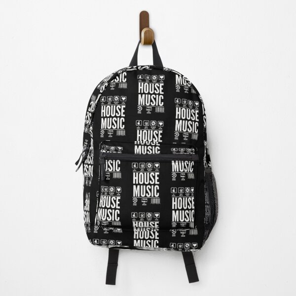 Item preview, HOUSE MUSIC - Product Info (White) designed and sold by Discothreadz.
