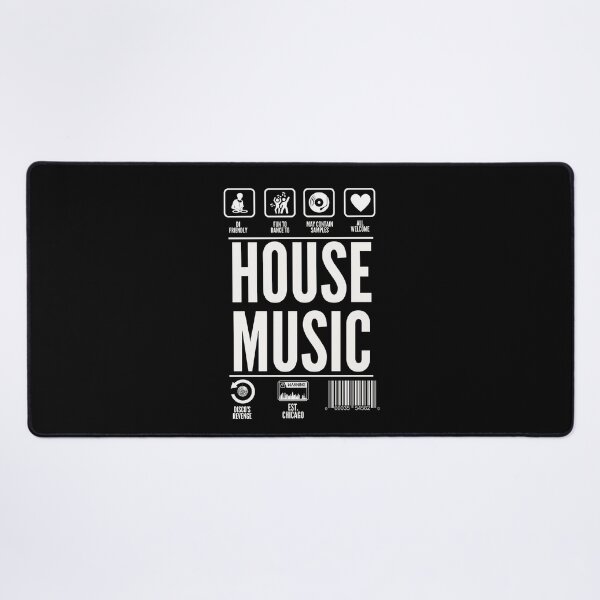 Item preview, HOUSE MUSIC  - Product Info (White)  designed and sold by Discothreadz.