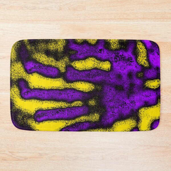Item preview, Abstract Purple Handprint on Yellow Background designed and sold by SXW Designs.