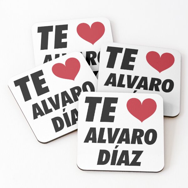 Item preview, I LOVE <3 ALVARO DÍAZ (black) designed and sold by brizzle321d.