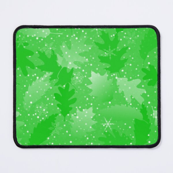 Item preview, Swirling Leaves in Snow at Night Bright Green designed and sold by Art in My Loft.