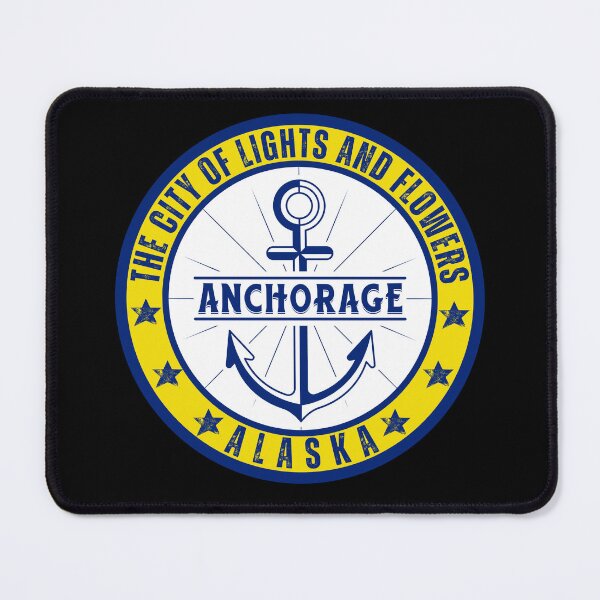 Item preview, Anchorage The City of Lights and Flowers designed and sold by GediaPrints.