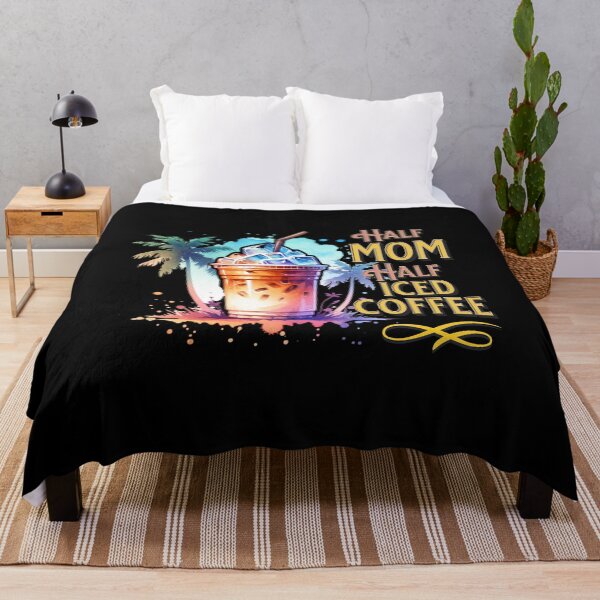 Item preview, Half Mom, Half Iced Coffee – Summer Vibes Coffee Lover Design for T-Shirts, Mugs, Stickers & More designed and sold by artedigital99.