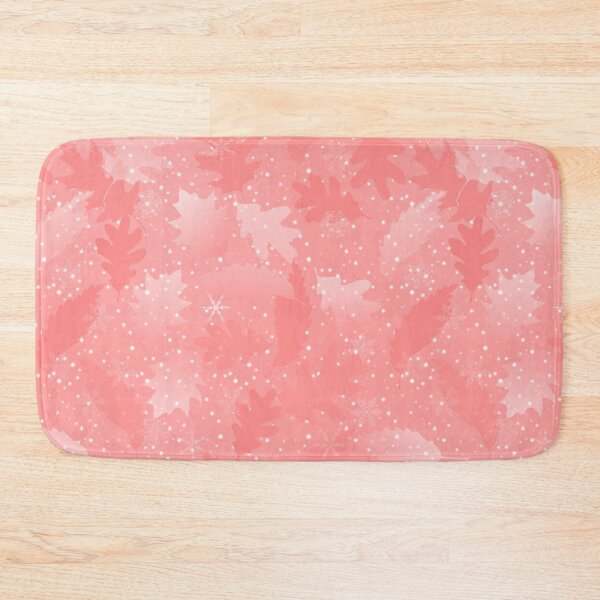 Item preview, Swirling Leaves in Snow at Night Blush designed and sold by Art in My Loft.