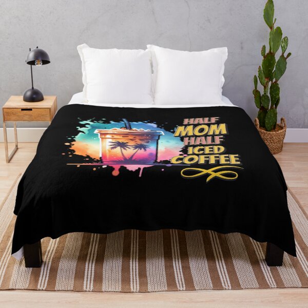 Item preview, Half Mom, Half Iced Coffee – Summer Vibes Coffee Lover Design for T-Shirts, Mugs, Stickers & More designed and sold by artedigital99.