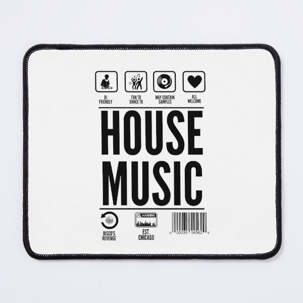 Item preview, HOUSE MUSIC  - Product Info (Black) designed and sold by Discothreadz.