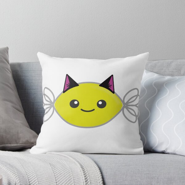 Item preview, Smiling Sherbie Black Cat designed and sold by WhimsicalJello.