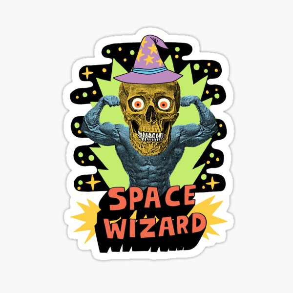 SPACE WIZARD Sticker