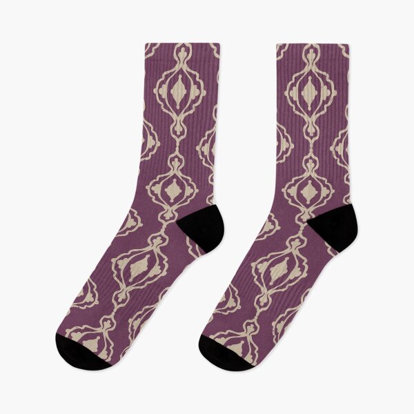 Item preview, Dacha Arabesque Pattern - Beet + Dove designed and sold by Irene Estelle.
