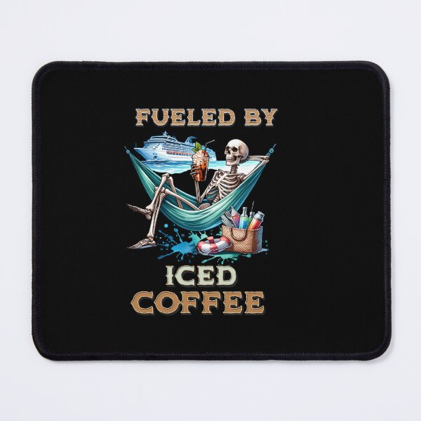Item preview, Iced Coffee Please! – Skeleton Beach Vibes Design for T-Shirts, Mugs, Stickers & More designed and sold by artedigital99.