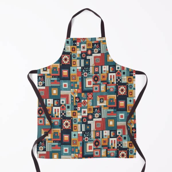 Artikelvorschau, Vibrant Patchwork Quilt Art entworfen und verkauft von Capizione.