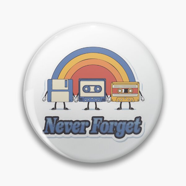 Item preview, Never Forget Retro Tech Design designed and sold by NiftyWrx.