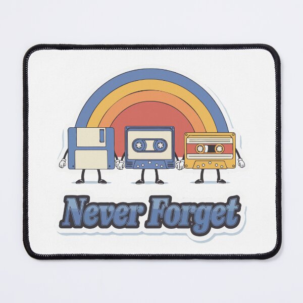 Item preview, Never Forget Retro Tech Design designed and sold by NiftyWrx.