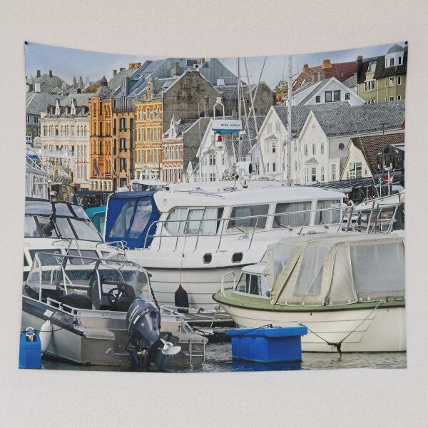 Item preview, Haugesund Harbour Cityscape Norway  designed and sold by Martyn R Arnold Fine Art Nature & Landscape Photography.