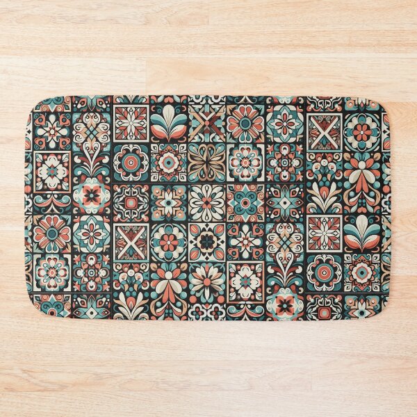 Item preview,  Antique Mosaic Floral Tapestry designed and sold by Capizione.