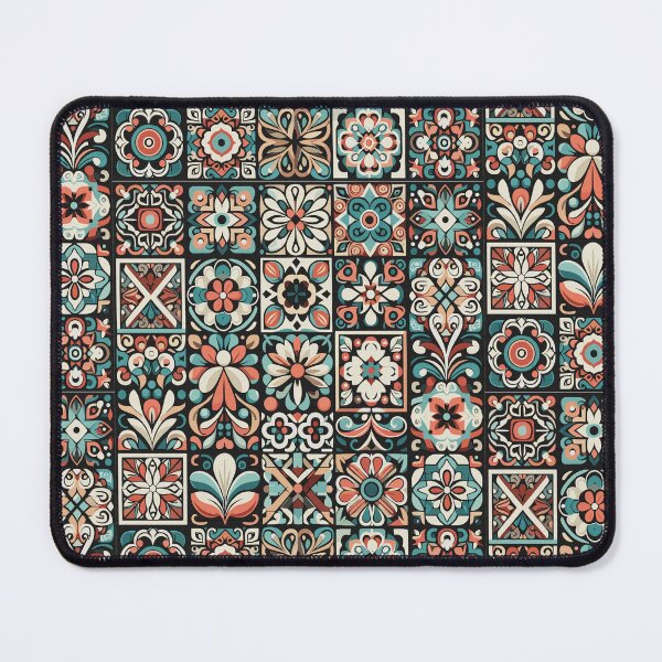 Item preview, Antique Mosaic Floral Tapestry designed and sold by Capizione.
