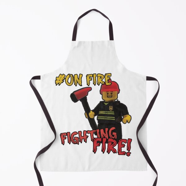 Item preview, Firefighter toy figure art designed and sold by JaneDearDesigns.