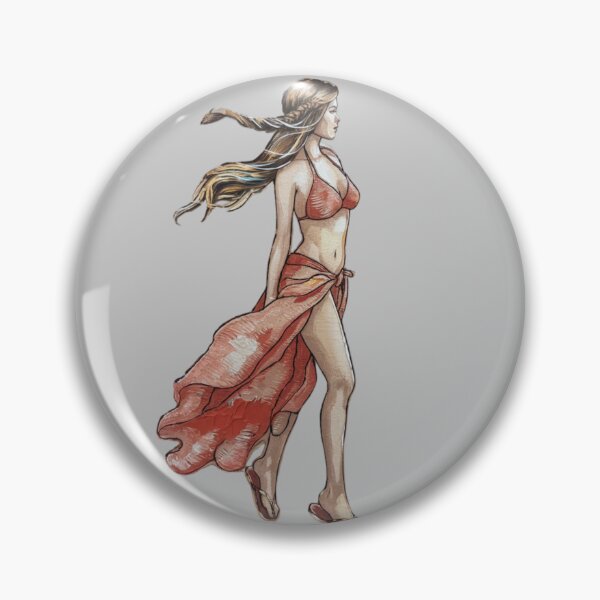 Item preview, A beautiful woman with long, flowing brown hairhighlighted with subtle streaks, cascading down her back, with a small side braid. designed and sold by 123ks.