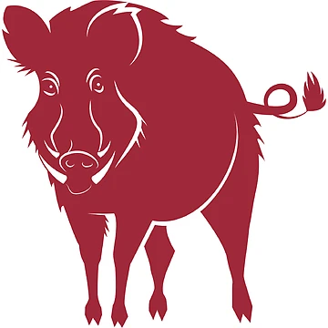 Artwork thumbnail, Red Razorback by Spike The Punch Design Co.