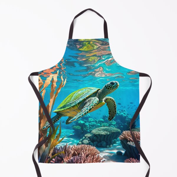 Item preview, the cute sea turtle designed and sold by Mye Light Designs.