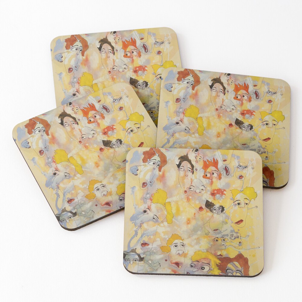 Item preview, Coasters (Set of 4) designed and sold by Rorschach68.