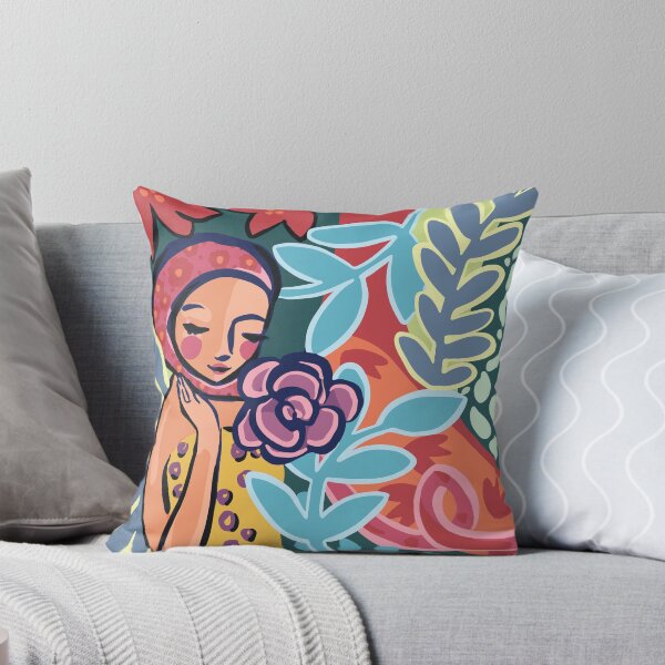 Item preview, Colorful Bright Warrior Tropical Floral designed and sold by Nancy Rodriguez.