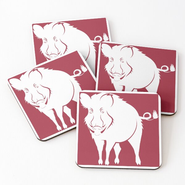 Item preview, White Razorback designed and sold by Spike The Punch Design Co..