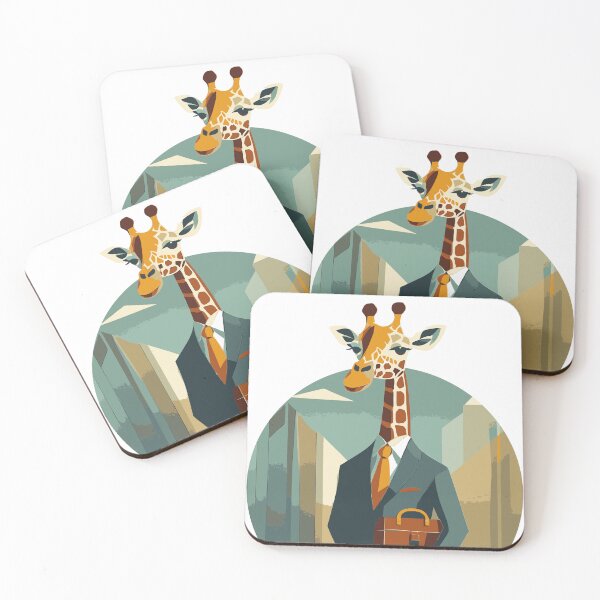 Item preview, Giraffe in a suit – elegant appearance designed and sold by BysonDesigns.