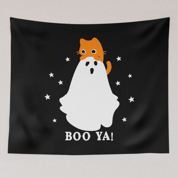 Item preview, Boo-Ya!, Halloween, Boo, Ghost designed and sold by Teetreasure2.