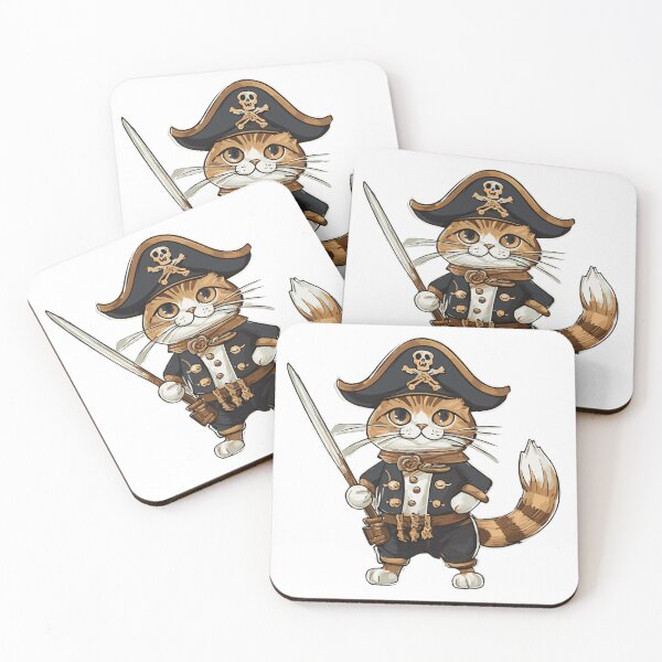 Item preview, Cat as a pirate – privateer on four paws designed and sold by BysonDesigns.