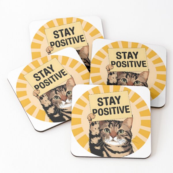 Item preview, Stay positive stickers  designed and sold by Art-Seller-BD.