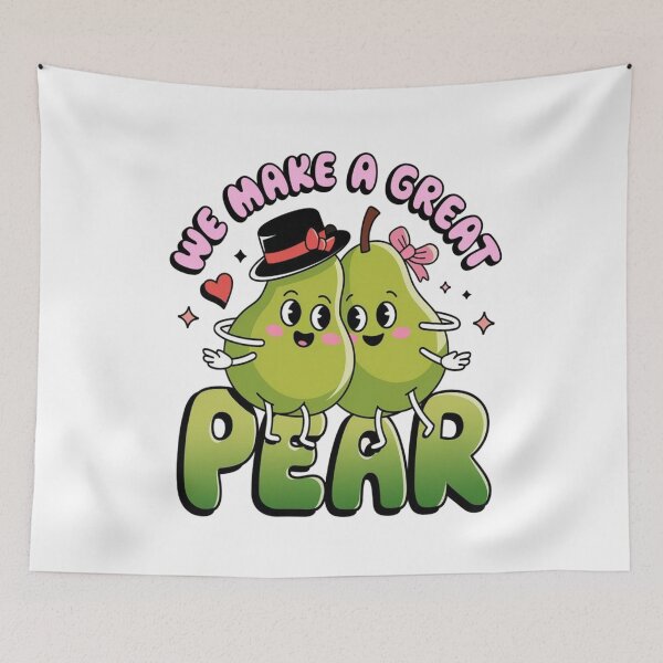 Item preview, We make a great pear - Pear pun - Pear love - Cute pear - Lovely pear designed and sold by JansenGS.