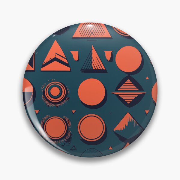 Item preview, Neon colored geometric shapes designed and sold by BysonDesigns.