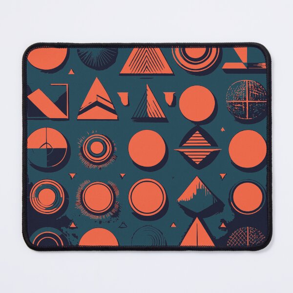 Item preview, Neon colored geometric shapes designed and sold by BysonDesigns.