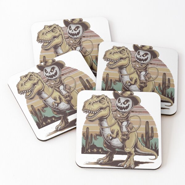 Aperçu de l'œuvre halloween spooky t rex créée et vendue par DesignNadine.