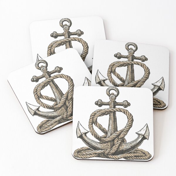 Item preview, Vintage anchor with ropes designed and sold by BysonDesigns.