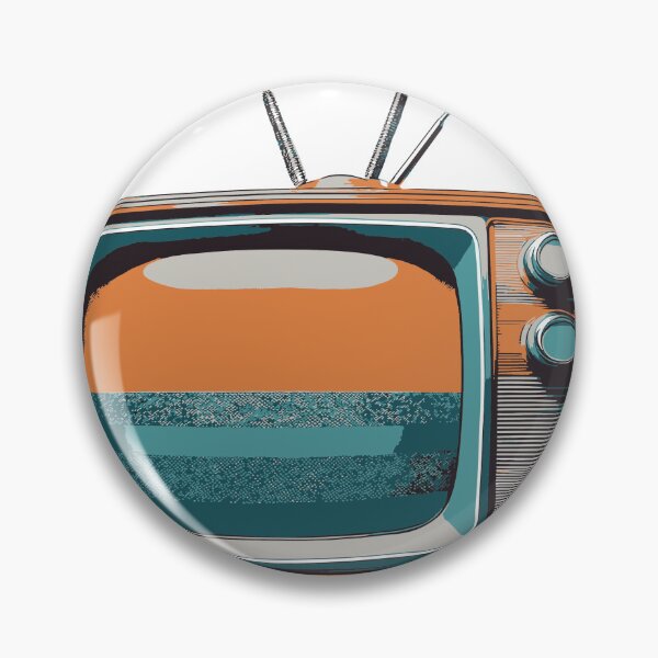 Item preview, Vintage TV with antenna designed and sold by BysonDesigns.