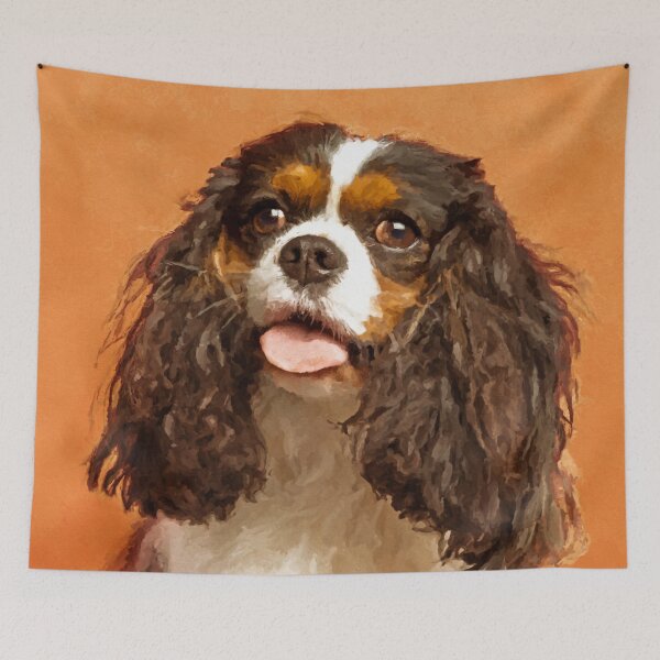 Item preview, Cavalier King Charles Spaniel designed and sold by k9printart.