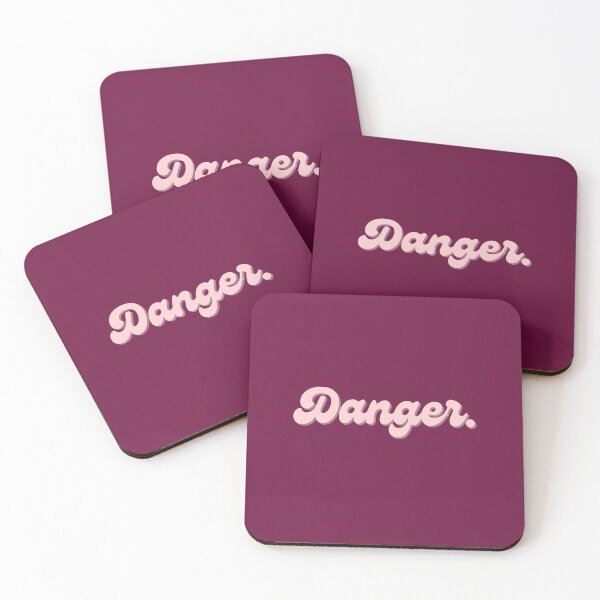 Item preview, Danger (pink typeface) minimalist designed and sold by DesignCollectiv.