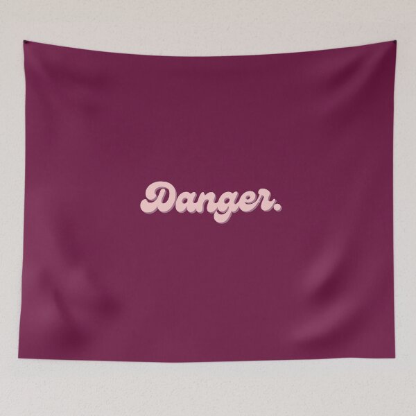 Item preview, Danger (pink typeface) minimalist designed and sold by DesignCollectiv.