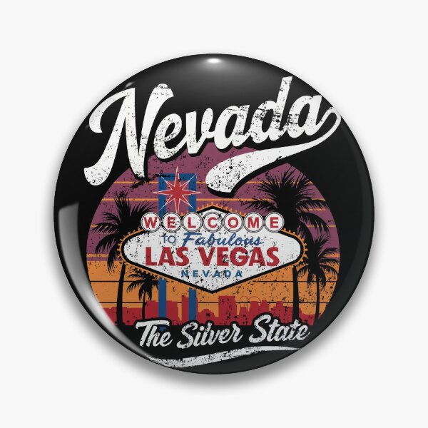 Item preview, Vintage Nevada T-Shirt - Retro Las Vegas Skyline Design - Welcome to Fabulous Las Vegas Sign - Silhouetted Palm Trees & Sunset Tee designed and sold by ReFreshU Shop Designs.