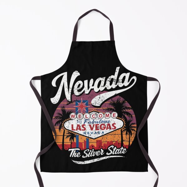 Item preview, Vintage Nevada T-Shirt - Retro Las Vegas Skyline Design - Welcome to Fabulous Las Vegas Sign - Silhouetted Palm Trees & Sunset Tee designed and sold by ReFreshU Shop Designs.
