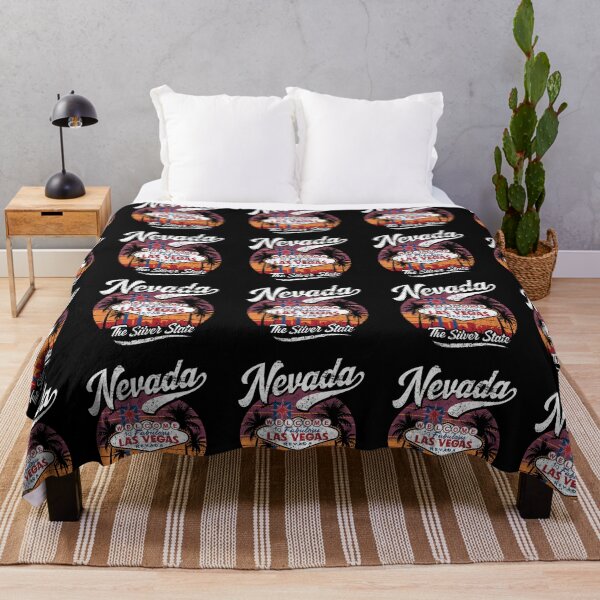 Item preview, Vintage Nevada T-Shirt - Retro Las Vegas Skyline Design - Welcome to Fabulous Las Vegas Sign - Silhouetted Palm Trees & Sunset Tee designed and sold by ReFreshU Shop Designs.