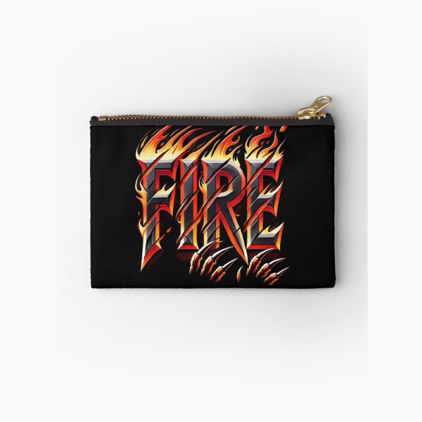 Item preview, "Fire Typography with Flame and Claw Effect" designed and sold by Pyroluxe.