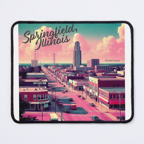 Item preview, Visiting State Capitals - Springfield, Illinois designed and sold by It's By Shan.