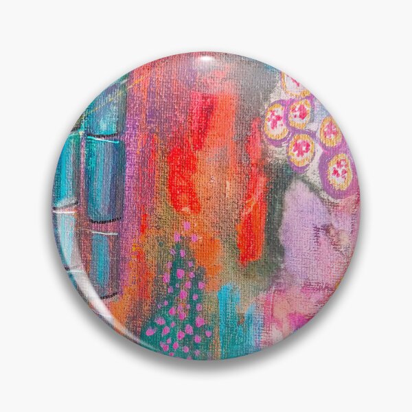 Item preview, Hand-painted abstract wild garden with bamboo designed and sold by LucyEShaw.