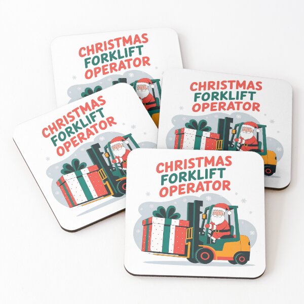 Artikelvorschau, Weihnachts-Gabelstaplerfahrer entworfen und verkauft von FunnyShop4you.