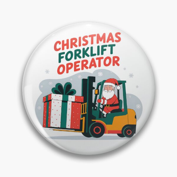 Artikelvorschau, Weihnachts-Gabelstaplerfahrer entworfen und verkauft von FunnyShop4you.